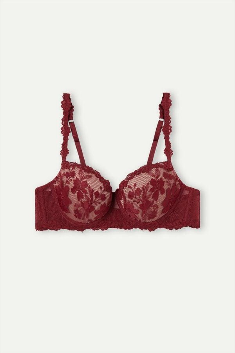 Sutiene Dama Intimissimi In Full Bloom Sofia Balconette Rosii | RO GL1546