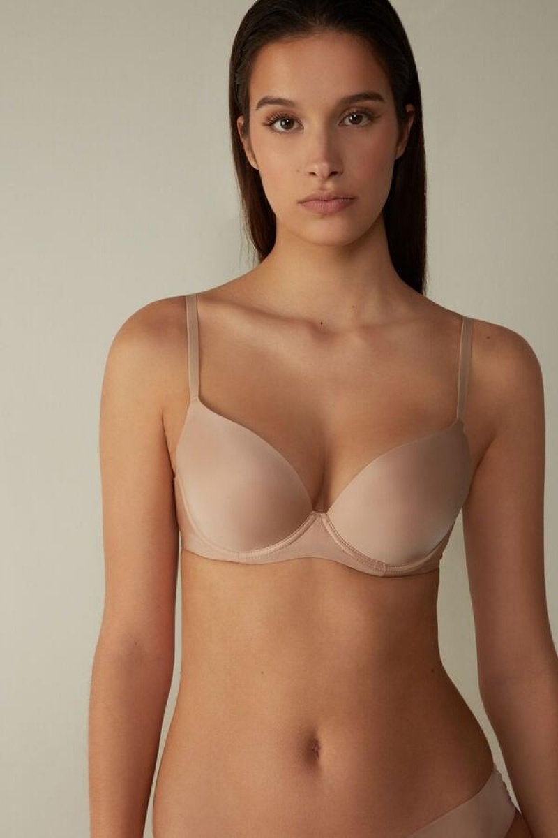 Sutiene Dama Intimissimi Irina Microfiber Balconette Bej | RO RW1119