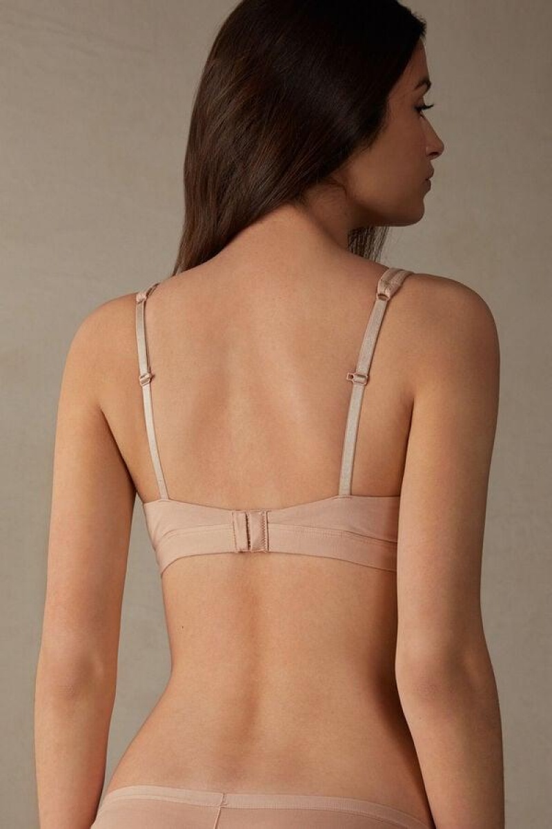 Sutiene Dama Intimissimi Lara Bumbac Triangle Bej | RO LH1446