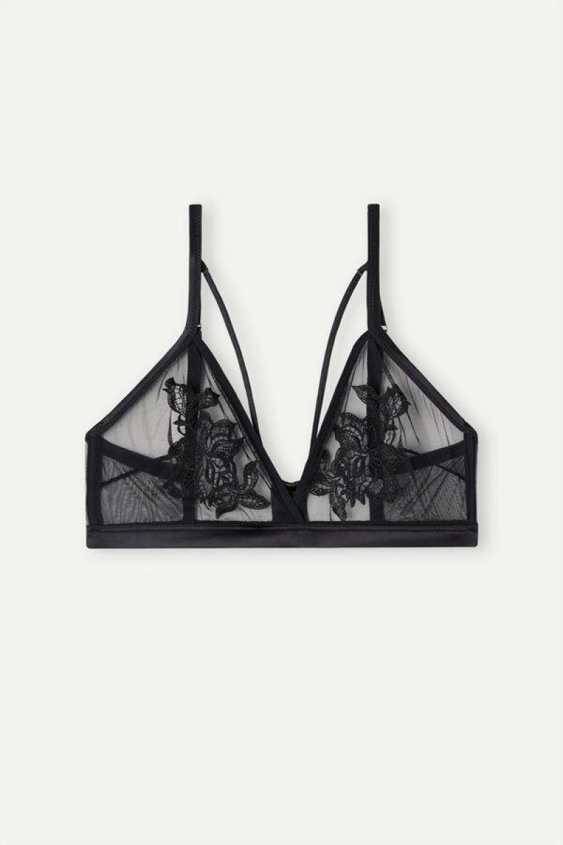 Sutiene Dama Intimissimi Layers of Lust Emma Triangle Negrii | RO JJ1158