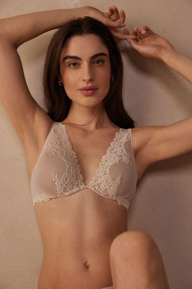 Sutiene Dama Intimissimi Pretty Flowers Elena Balconette Roz | RO KI1237