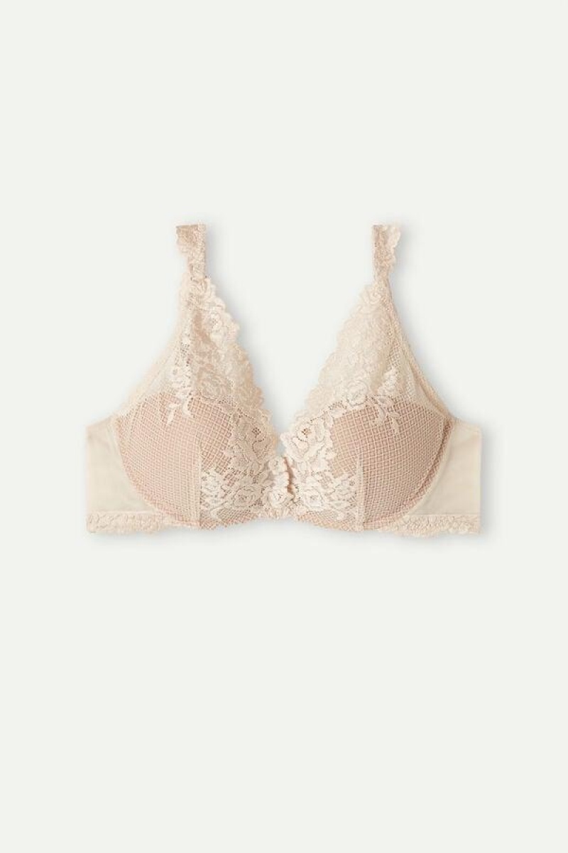 Sutiene Dama Intimissimi Pretty Flowers Giorgia Balconette Roz | RO AP1048