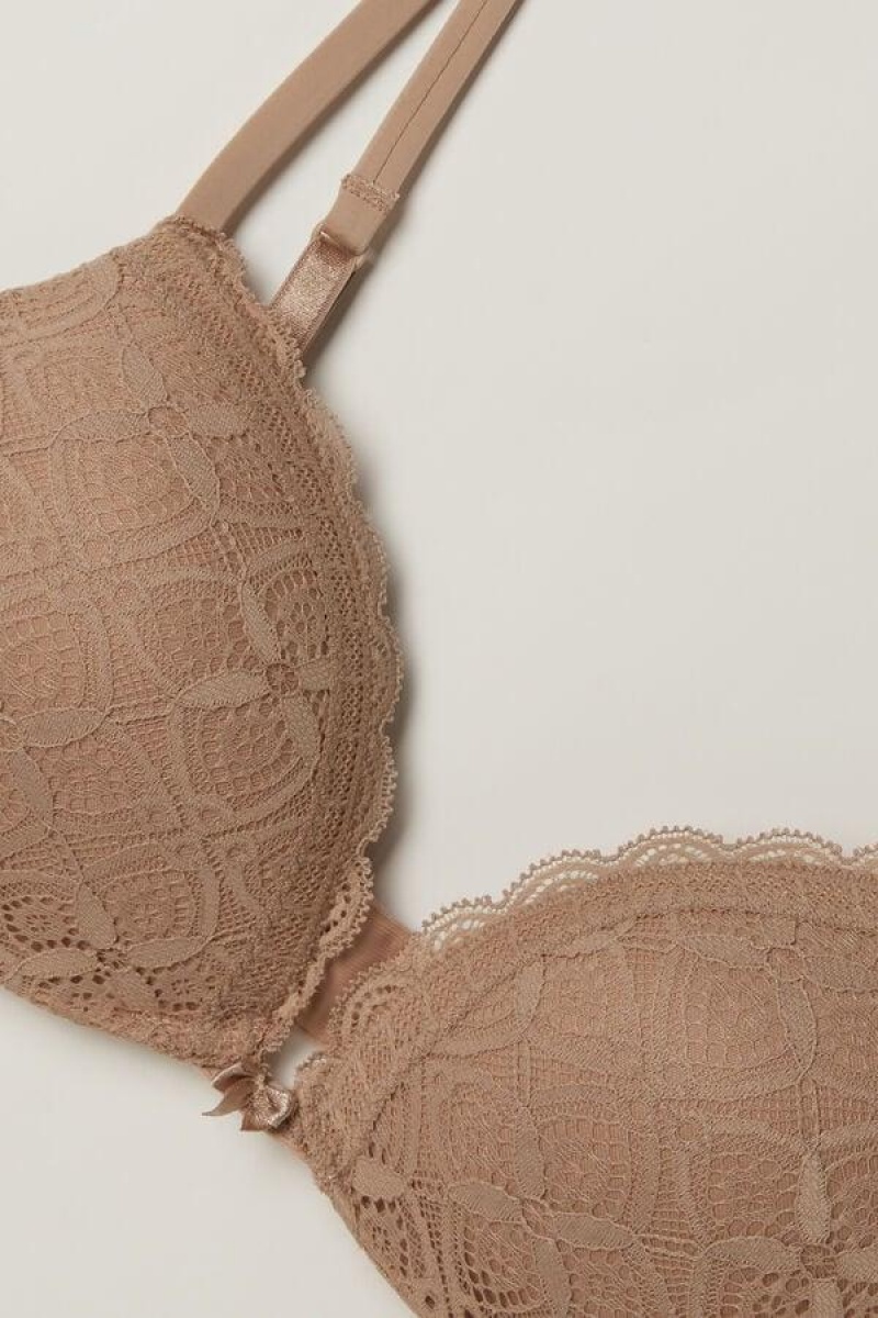 Sutiene Dama Intimissimi Silvia Push-up in Dantela Bej | RO JJ1288