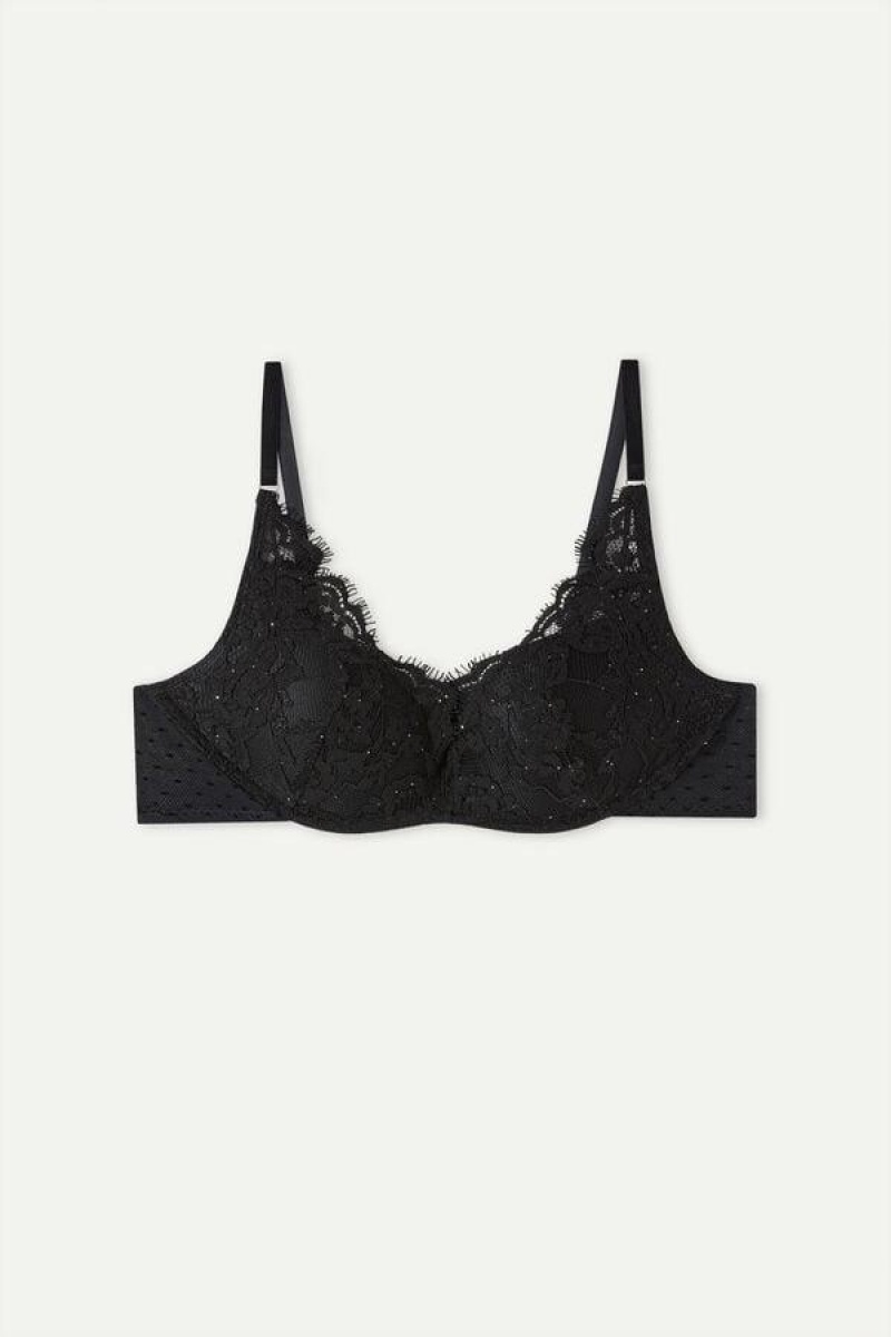 Sutiene Dama Intimissimi Time to Shine Gioia Super Push-up Negrii | RO XF1292