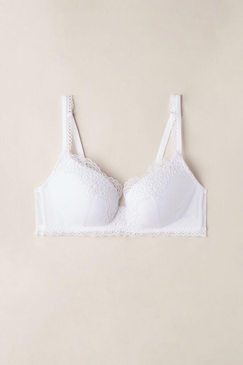 Sutiene Dama Intimissimi Timeless Simplicity Adele Triangle Albi | RO QZ1142